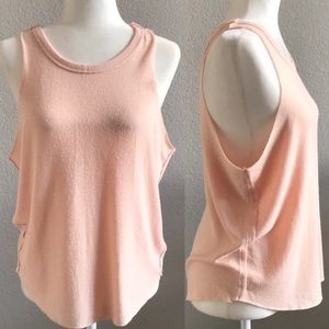 Free People Soft Cozy Swing Tank Pink - Medium